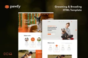 Mua Pawfy – Dog Grooming & Breeding HTML Template giá rẻ