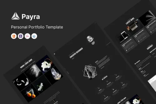 Mua Payra Personal Portfolio Template giá rẻ
