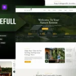 Peaceful – Nature Cottage & Camping HTML Template