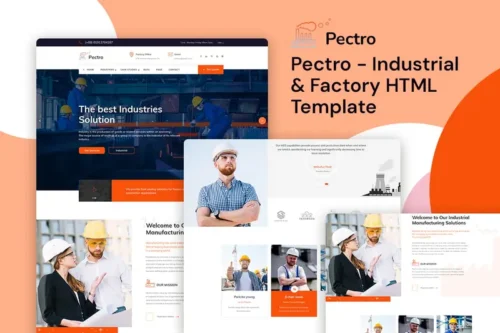Mua Pectro - Industrial & Factory HTML Template giá rẻ
