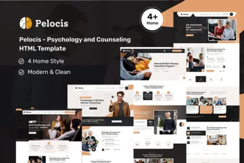 Mua Pelocis – Psychology & Counseling HTML Template giá rẻ