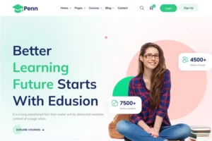 Mua Penn - Education & Online Course HTML Template giá rẻ