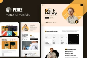 Mua Perez - Tailwind CSS Personal Portfolio Template giá rẻ