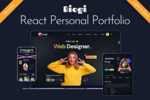 Mua Personal Portfolio HTML Template - Biogi giá rẻ