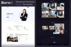 Mua Personal Portfolio HTML Template - Borox giá rẻ