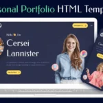 Personal Portfolio HTML Template – Cersei Lanniste