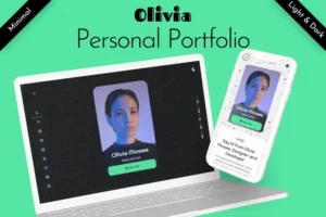 Mua Personal Portfolio HTML Template - Olivia giá rẻ