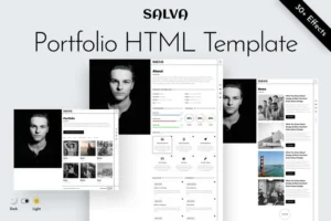 Mua Personal Portfolio Html Template - Salva giá rẻ