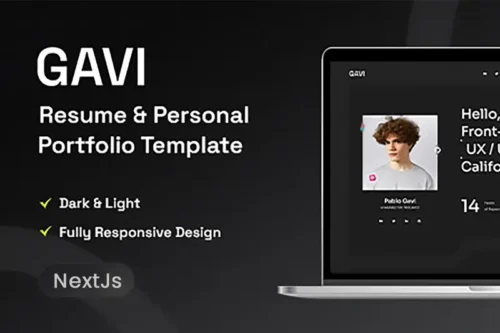 Mua Personal Portfolio Resume Nextjs Template giá rẻ