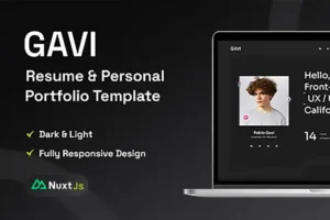 Mua Personal Portfolio Resume Nuxtjs Template giá rẻ
