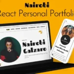 Personal Portfolio Resume React Template – Nairobi