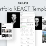 Personal Portfolio / Resume React Template – Salva