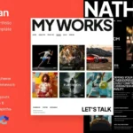 Personal Portfolio Website Template – Nathan