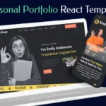 Personal Portfolio Writer React Template – Biogi