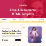 Pesco – eCommerce HTML + RTL Template