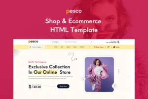 Mua Pesco - eCommerce HTML + RTL Template giá rẻ