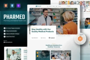 Mua Pharmed - Pharmacy & Medical Health HTML Template giá rẻ