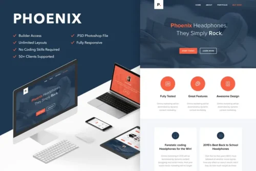 Mua Phoenix - Responsive Email + Themebuilder Access giá rẻ