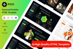 Mua Pico - Personal Portfolio HTML Template giá rẻ