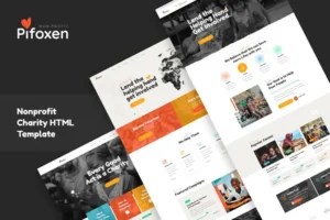 Mua Pifoxen - Non Profit Charity HTML Template giá rẻ
