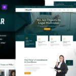 Pillar – Lawyer & Attorney HTML Template