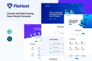 Mua Piohost - Domain and Web Hosting React Nextjs giá rẻ