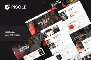 Mua Pisole - Digital Agency HTML Template giá rẻ