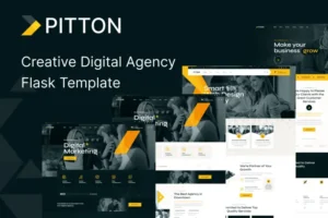 Mua Pitoon - Creative Digital Agency Flask Template giá rẻ