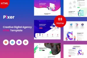 Mua Pixer - Creative Digital Agency Template giá rẻ