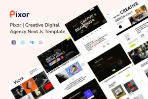 Mua Pixor - Creative Digital Agency Next Js Template giá rẻ