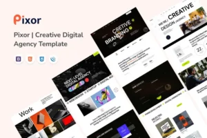 Mua Pixor | Creative Digital Agency Template giá rẻ