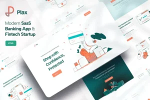 Mua Plax - Finance, Banking & Fintech Startup Template giá rẻ