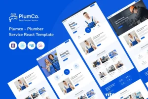 Mua Plumco - Plumber Service React Template giá rẻ