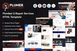 Mua Plumer - Plumbing & Repair Service HTML Template giá rẻ