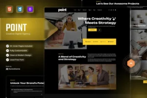 Mua Point - Creative Digital Agency HTML Template giá rẻ