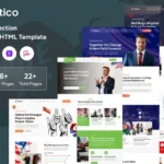Political Party & Candidate HTML Template