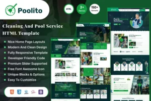 Mua Poolito - Cleaning Service HTML Template giá rẻ