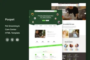 Mua Poopet - Pet Grooming & Care Center HTML Template giá rẻ