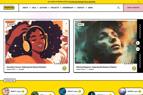 Mua Popito - Personal Portfolio HTML Template giá rẻ