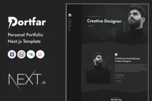 Mua Portfar - Personal Portfolio Next.js Template giá rẻ