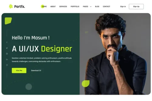 Mua Portfx - Personal Portfolio HTML Template giá rẻ