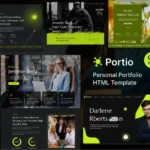 Portio | Personal Portfolio Resume Template