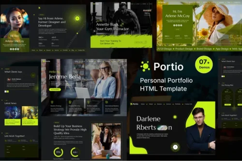 Mua Portio | Personal Portfolio Resume Template giá rẻ