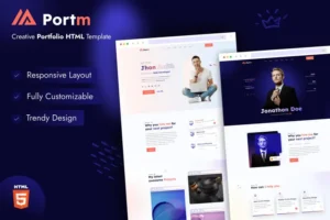 Mua Portm - Personal Portfolio Template giá rẻ
