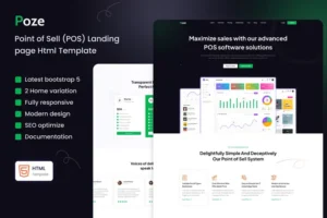Mua Poze - Point of Sale (POS) HTML Landing Page giá rẻ