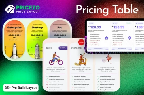 Mua Pricing Table 35+ Unique Layout Template - Pricezo giá rẻ
