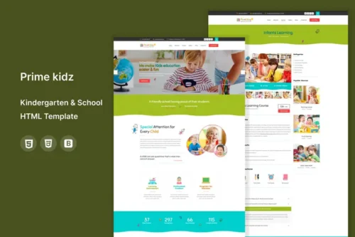 Mua Prime kidz - Kindergarten & School HTML Template giá rẻ