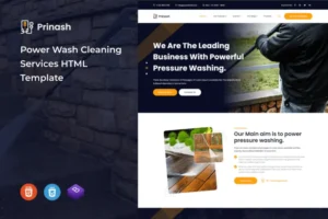 Mua Prinash | Power Wash Cleaning Services Template giá rẻ