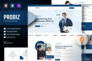 Mua Probiz - Business Consulting HTML Template giá rẻ