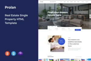 Mua Prolan : Real Estate Single Property HTML Template giá rẻ